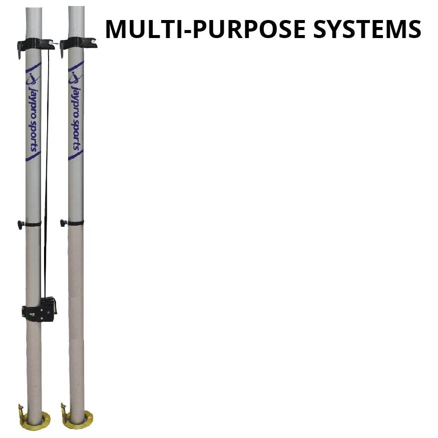 Jaypro Multi-Sport Uprights w/ Ground Sleeves