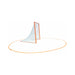 Jaypro Portable Lacrosse Crease with Storage Bag LAX-C