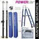 Jaypro PowerLite Volleyball System Deluxe Package (3-1/2 in. Floor Sleeve) PVB-7PKGDX