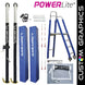 Jaypro PowerLite Volleyball System Deluxe Package (3 in. Floor Sleeve) PVB-6PKGDX