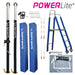Jaypro PowerLite Volleyball System Package (3 in. Floor Sleeve) PVB-6PKG