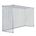 Jaypro PFHG-41 field hockey goal with cast aluminum corners ready to use on a green field