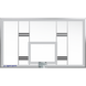 Jaypro Rectangular Conversion Glass Backboard GCBB-35