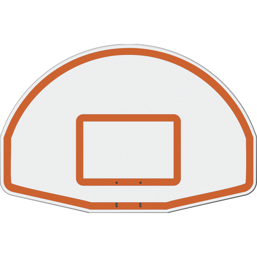 Jaypro Straight Post Basketball System (4-1/2" Pole with 4' Offset) 56"W x 36"H Aluminum Fan Backboard