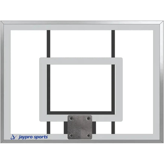 Jaypro The Church Yard Basketball System (4" Sq. Pole) 48" Acrylic Rectangle Backboard
