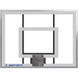 Jaypro The Church Yard Basketball System (4" Sq. Pole) 48" Acrylic Rectangle Backboard