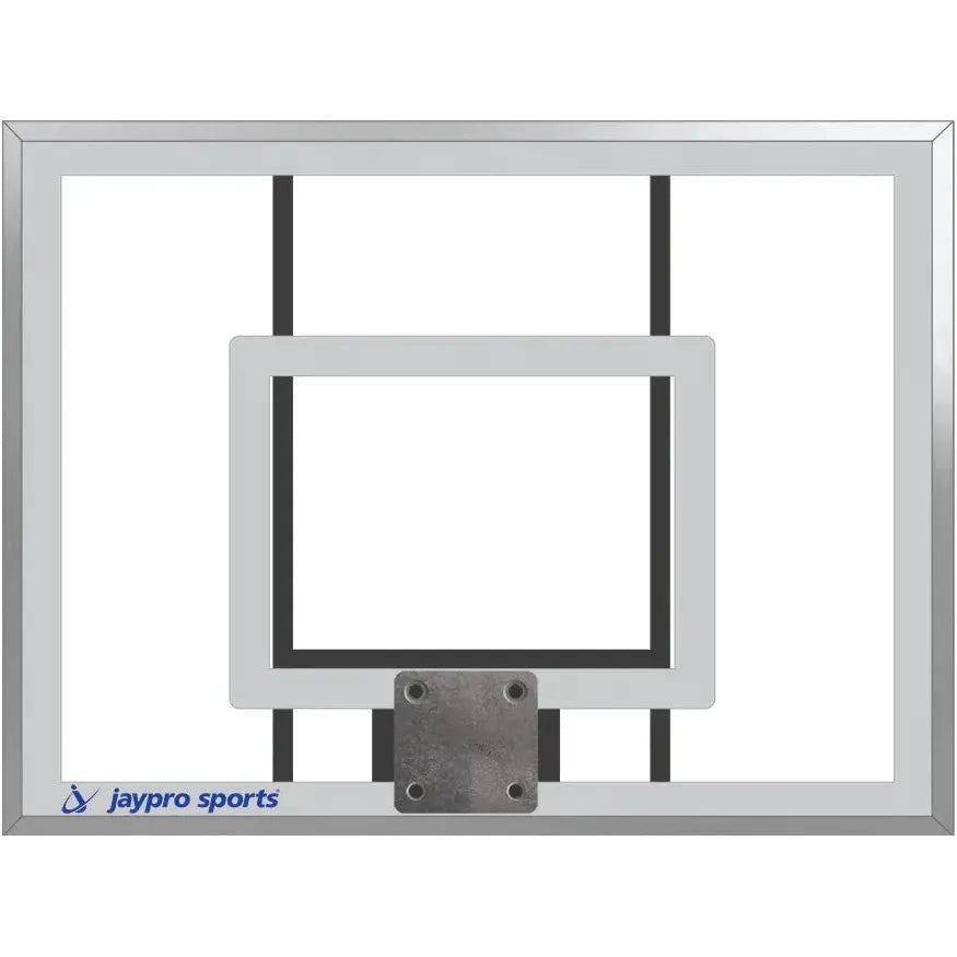 Jaypro The Church Yard Basketball System (4" Sq. Pole) 48" Acrylic Rectangle Backboard