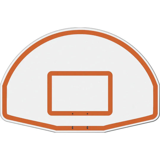 Jaypro The Church Yard Basketball System (4" Sq. Pole) 54" Aluminum Fan Backboard