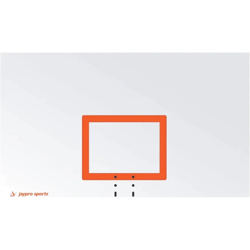 Jaypro Titan Basketball System (6"x 6" Pole with 6' Offset) 72" Steel Backboard (Surface Mount)